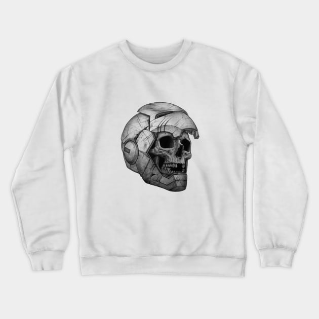 Iron Man Skull Crewneck Sweatshirt by Kewettos
